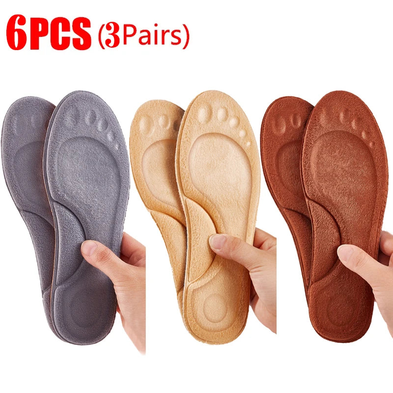 4D Massage Warm Pile Insoles