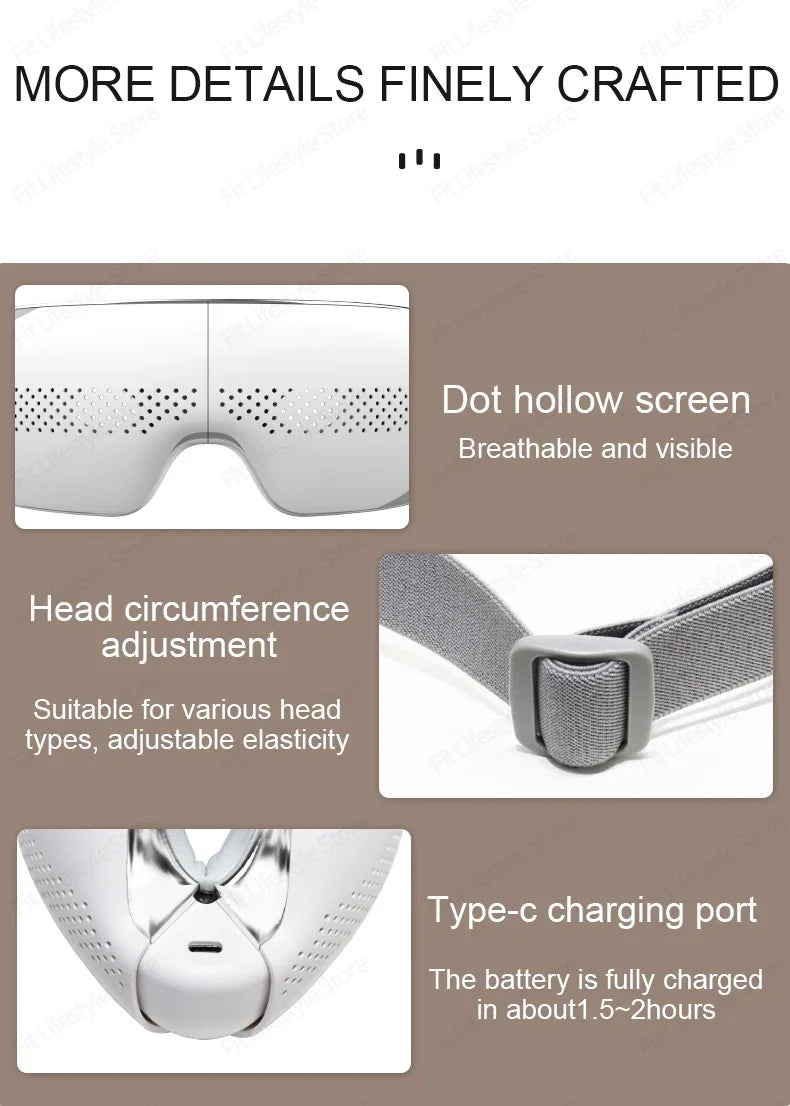Intelligent Visual Eye Massager